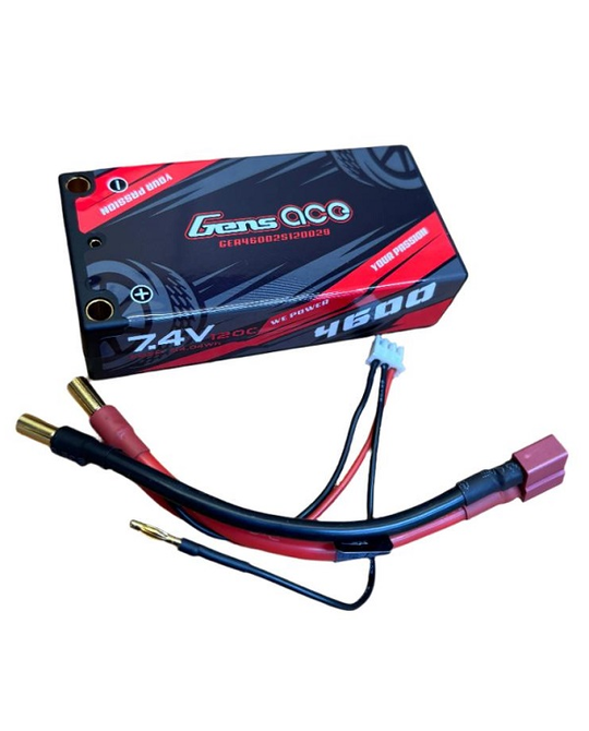 4600mAh 2S HV 7.6v 120C Shorty with 5mm, Plug 190g