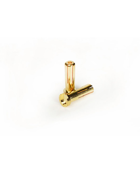 5mm Gold Bullet Battery Connector/Plug (2)