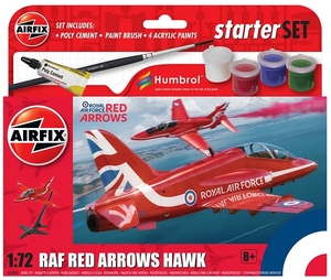 1/72 Red Arrows Hawk Starter Set - A55002-model-kits-Hobbycorner