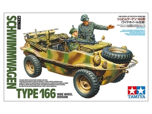 1/35  German Schwimmwagen Type 166 (Wide Wheel Version) - 35393-model-kits-Hobbycorner