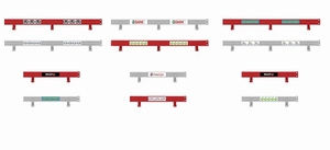 Crash Barriers With Stickers - C8191-slot-cars-Hobbycorner