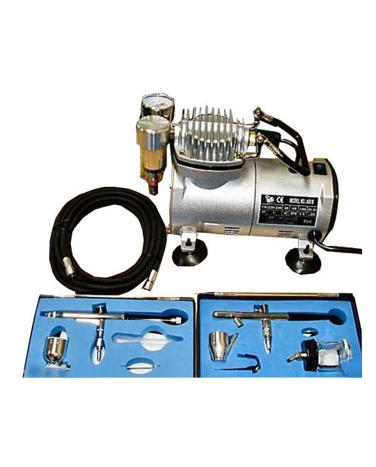 Mini Air Compressor with Spray Gun -  AS18- 1