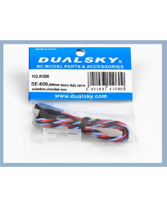 Servo Extension Lead, 600mm, Heavy Duty Twisted Wire