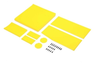 22S Sprint Wing Panel Set - Yellow - 2855-rc---cars-and-trucks-Hobbycorner