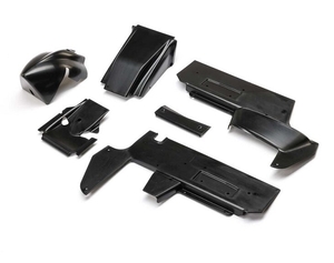 22S Sprint Body Panel Set - Black-rc---cars-and-trucks-Hobbycorner