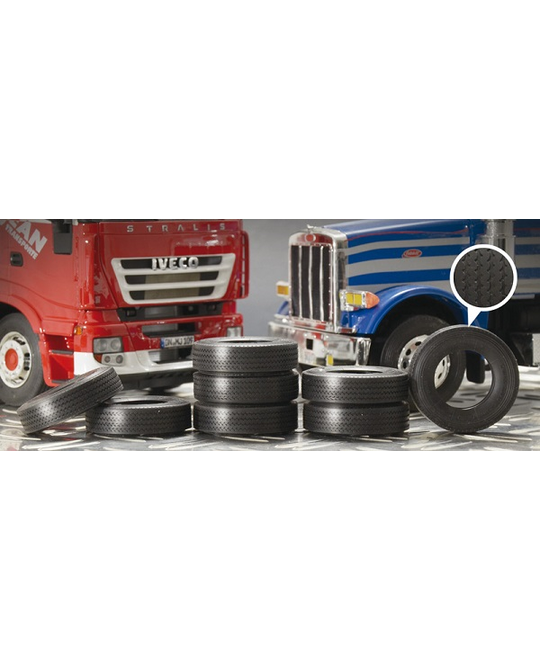 1/24 Truck Rubber Tyres - 3889