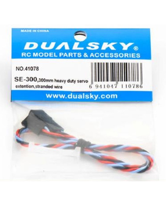 Servo Extension Lead, 300mm, Heavy Duty Twisted - JR, Futaba, Hitec 