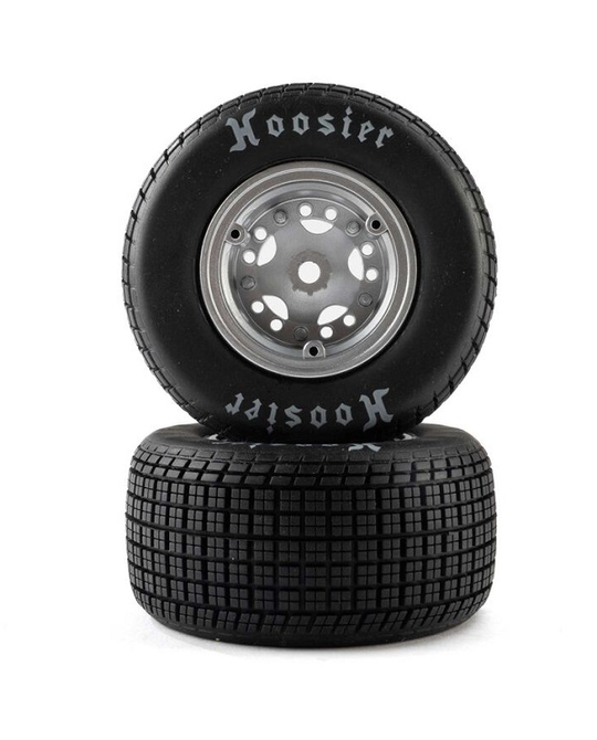 Hoosier Tires, Soft, Mounted, Satin Aluminum, Left/Right (2) 22S DLM