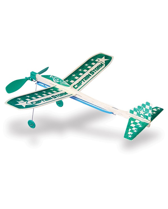Super Hero Captain Storm Balsa Glider