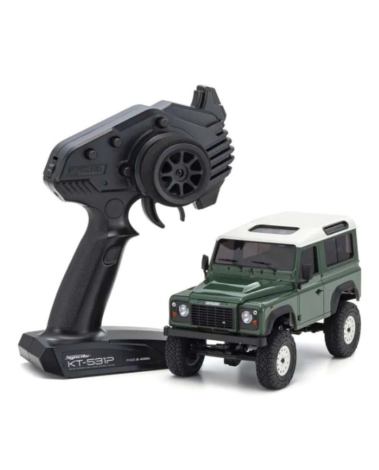 MINI-Z 4×4 Series Ready Set - Land Rover Defender 90 Coniston Green