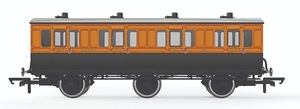LSWR, 6 Wheel Coach, 1st Class, 490 - Era 2 - R40289-trains-Hobbycorner