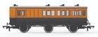 LSWR, 6 Wheel Coach, 3rd Class, 648 - Era 2 - R40293