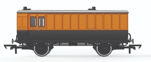 LSWR, 4 Wheel Coach, Passenger Brake, 82 - Era 2 - R40295-trains-Hobbycorner