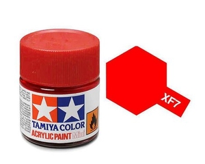 XF7 Acrylic Flat Red - 81707-paints-and-accessories-Hobbycorner