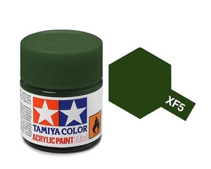 XF5 Acrylic Flat Green -  81705-paints-and-accessories-Hobbycorner