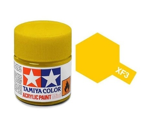 XF3 Acrylic Flat Yellow -  81703-paints-and-accessories-Hobbycorner