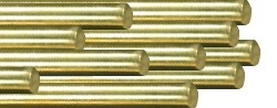 8167 2 X SOLID BRASS ROD .114 -  11- 1671-building-materials-Hobbycorner