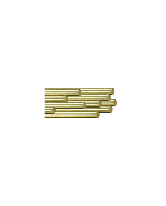 8167 2 X SOLID BRASS ROD .114 -  11- 1671