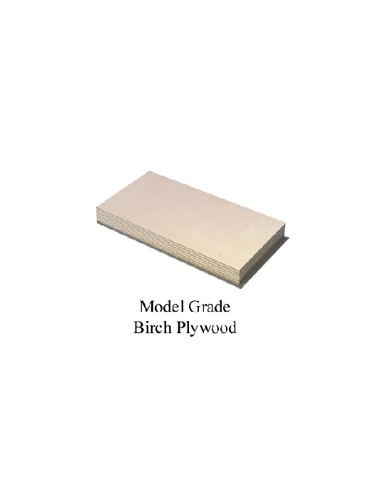 PLY M/BIRCH 6X12" 3/16" (5.0MM) -  7.5125