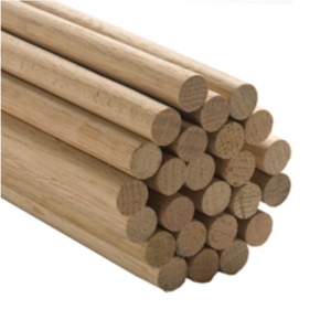 HARDWOOD DOWEL-  8mm X 1000mm -  8- 0008-building-materials-Hobbycorner