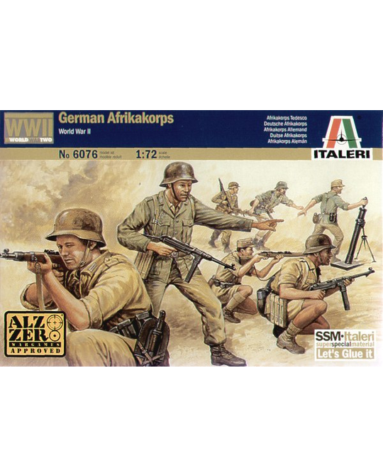 1/72 WWII German AFRIKA CORPS - 6076