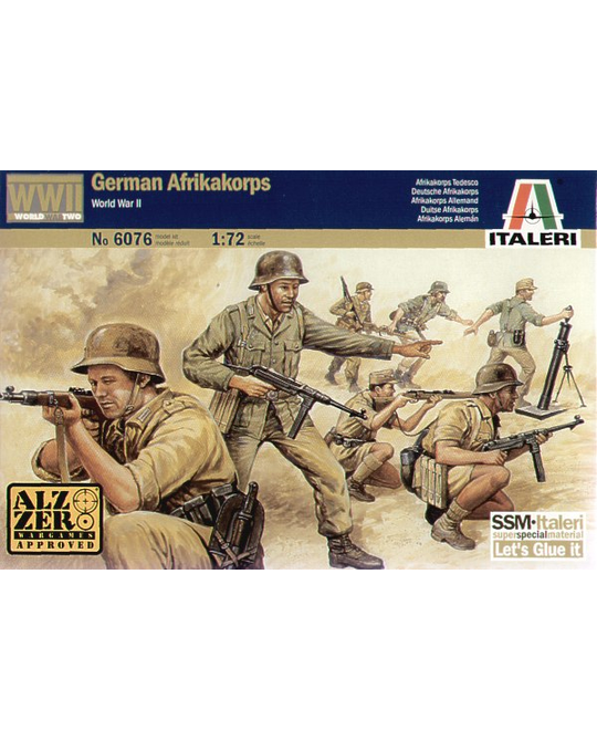 1/72 WWII German AFRIKA CORPS - 6076