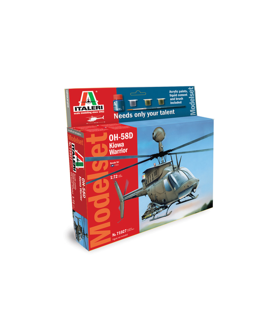 1/72 OH58D KIOWA HELI -  MODEL SET -  1- 71027