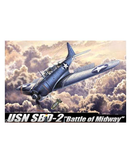 1- 48 USN SBD- 2 DAUNTLESS MIDWAY -  9- 12296