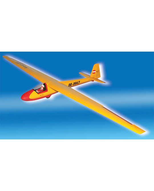 KA8- B Glider -  White And Yellow -  3m Wing Span -  ARF -  SEA137A