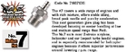 NO.7 GLOW PLUG ( MEDIUM HEAT ) -  71607100- 12 -  71607100/12