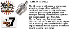 NO.7 GLOW PLUG ( MEDIUM HEAT ) -  71607100- 12 -  71607100/12-engines-and-accessories-Hobbycorner