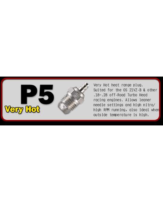 NO.P5 TURBO PLUG CAR (OFF ROAD MILD HOT) -  71641500 -  71641500