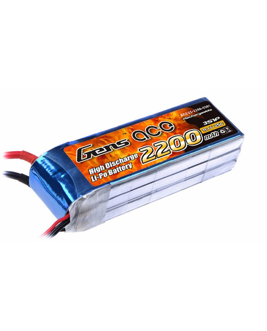 2200mAh, 11.1V 3S, 25C -  GA2200- 3S25