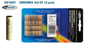 Mini Rocket Engine A3- 4T 4 Pieces Per Pack -  ES1507-rockets-Hobbycorner