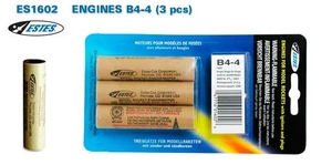 Standard Rocket Engine B4- 4  3 pieces Per Pack -  ES1602-rockets-Hobbycorner
