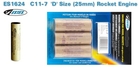 D Rocket Engine C11- 7 3 Pieces Per Pack -  ES1624