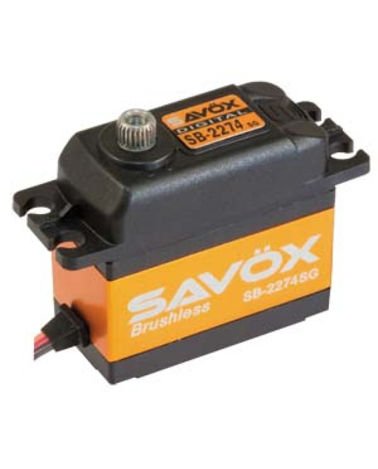 HV Standard Digital Brushless Motor Servo -  25kg/.08sec -  7.4V -  SB- 2274SG