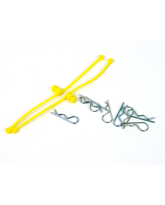 Body Clip Retainers (Yellow) 2pkg -  Oct- 47