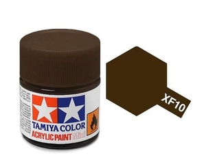 XF10 Acrylic Flat Brown - 81710-paints-and-accessories-Hobbycorner