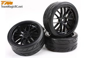 1/10 Drift -  Spoke Black wheels -  503330BK-wheels-and-tires-Hobbycorner