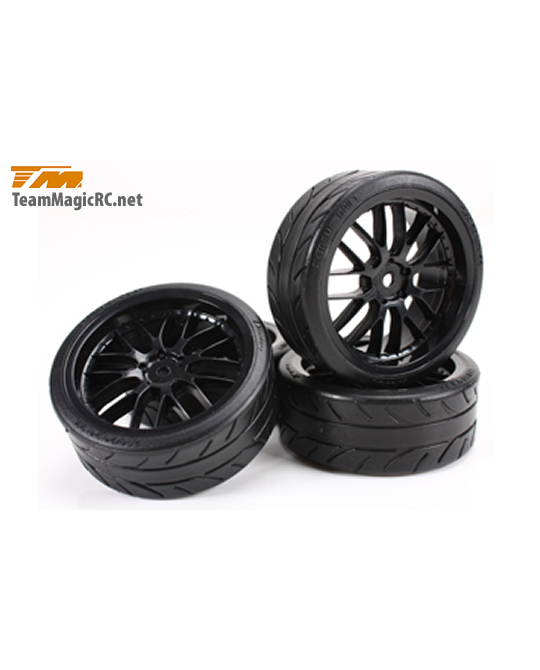 1/10 Drift -  Spoke Black wheels -  503330BK