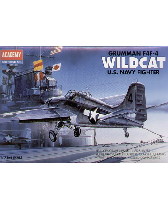 1- 72 F4F- 4 WILDCAT -  9- 12451