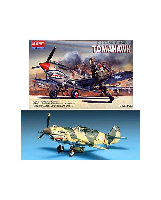 1- 72 P- 40B TOMAHAWK -  9- 12456