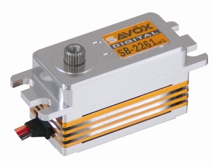 Low Profile Brushless Servo -  10Kg .07sec -  SB- 2261MG-servos-Hobbycorner