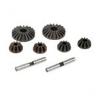 Differential Gear & Shaft Set 8B - 8T -  LOSA3502