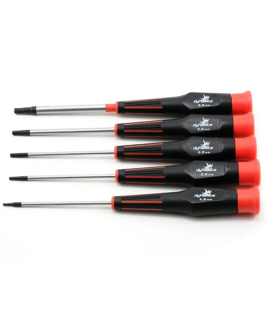5pc Metric Allen Driver Assortment - Includes 1.5, 2, 2.5, 3 and 4mm -  DYN2819