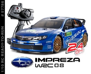 TAMIYA 2.4GHz XB Impreza WRC 2008 TT- 01E -  57786-rc---cars-and-trucks-Hobbycorner