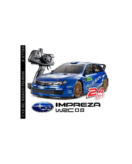 TAMIYA 2.4GHz XB Impreza WRC 2008 TT- 01E -  57786