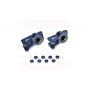 Alum Rear Hub Set(2),Blue, 5IVE- T -  LOSB2094-rc---cars-and-trucks-Hobbycorner