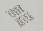 Body Clips small (22 x 7mm) 10 per pk -  227